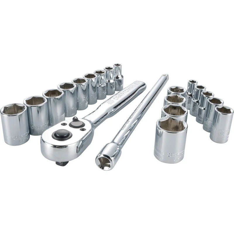 Set 20 PC. 1/4" Sae/Metric Mechanic Tool Craftsman