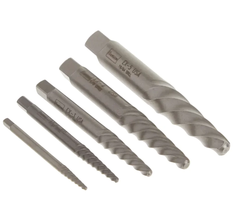 Set 5PC. Spiral Extractor Flute Irwin
