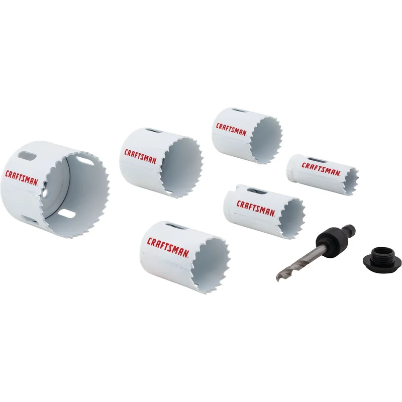 Set 7 PC Bi-Metal Hole Saw Craftsman