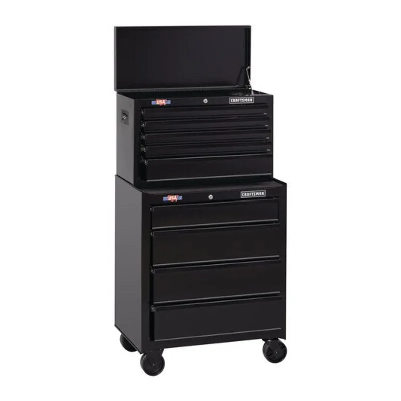 Set Tool Chest 5 Drawer & Rolling Gabinet 4 Drawer 26-1/2" Craftsman