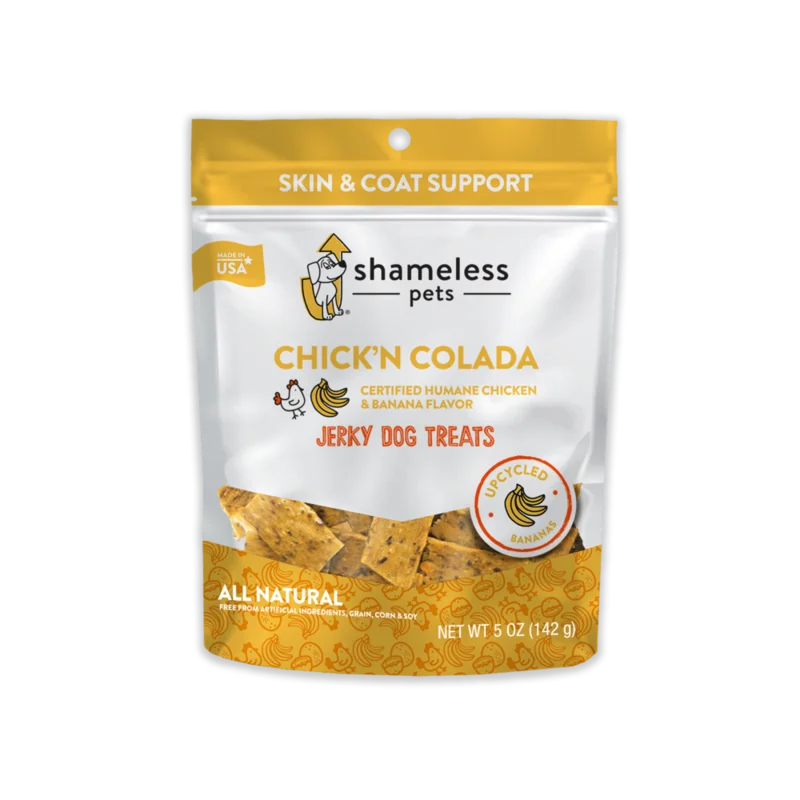 Shameless Pets Chick'n Colada Jerky Bites