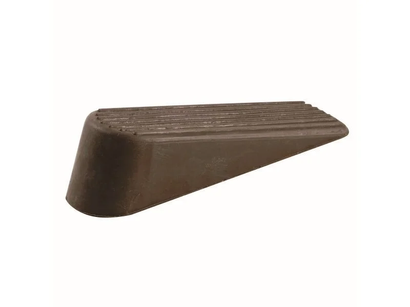 Shepherd Hardware Rubber Door Wedges, Brown, 2-Pack Brown