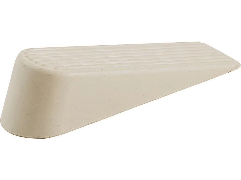 Shepherd Hardware Rubber Door Wedges, Off-White, 2-Pack Off-White