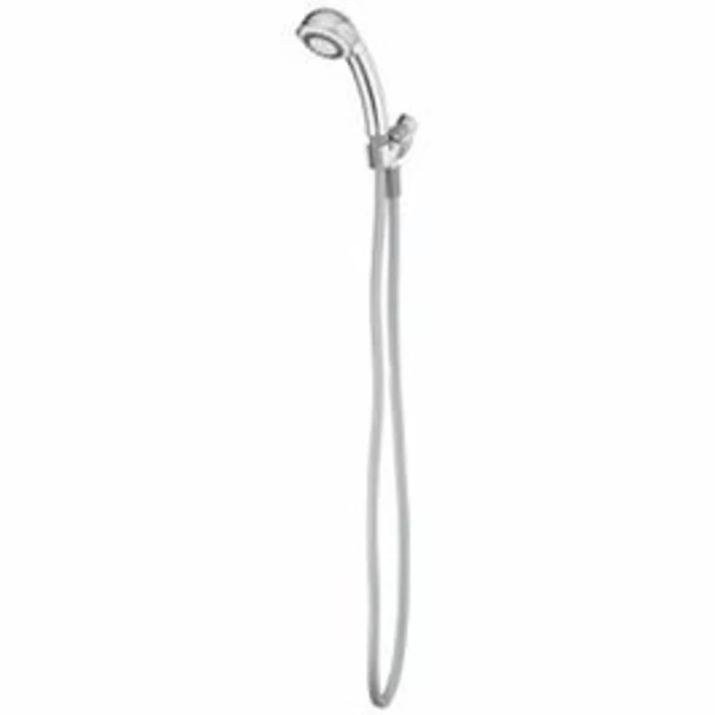 Showerhead, Handheld, 3 Settings, Plastic with Chrome Finish