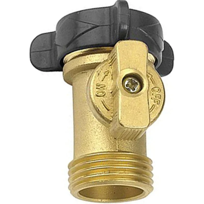 SINGLE CONNECTOR SHUT OFF VALVE BRASS
