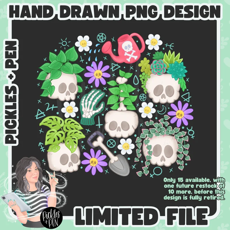 Skull Planters PNGs [LIMITED]