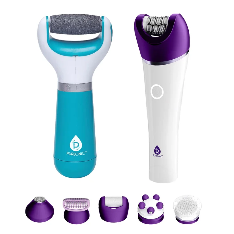 Smooth Skin Essentials Bundle 6-in-1 Epilator & Callus Remover