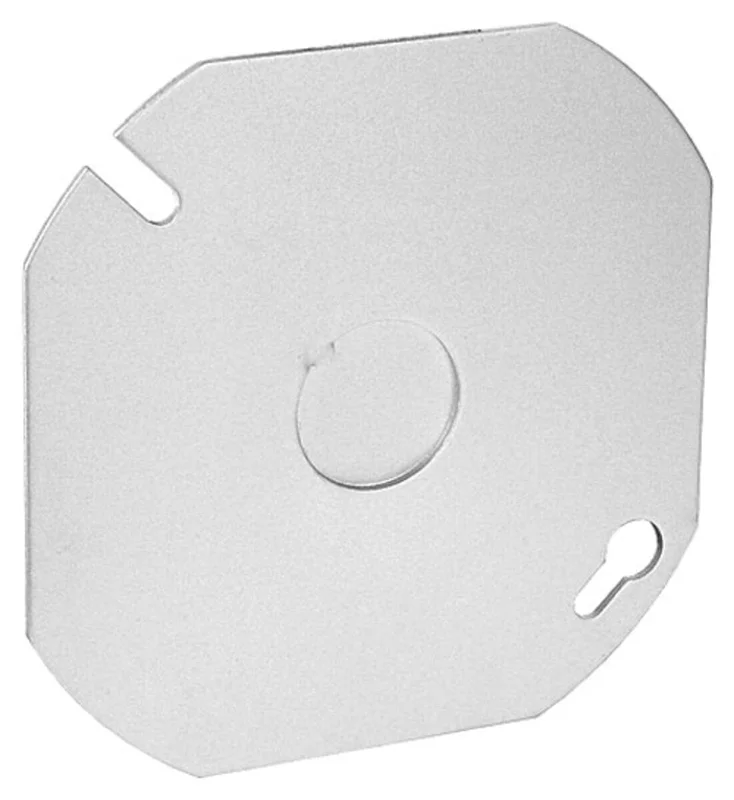Southwire 4" Octagon Flat Blank Cover W/ 1/2" Knockout