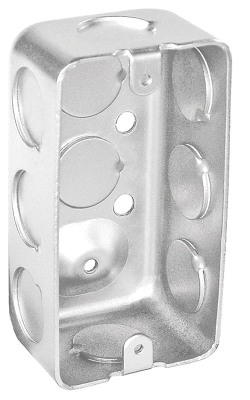 Southwire Handy Box, 1-1/2" Deep - Drawn, W/ Conduit KO's