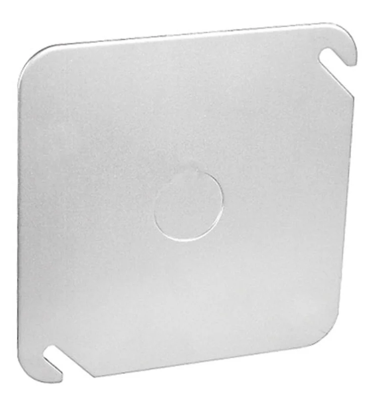 Southwire Square Blank Cover  W/ 1/2" Knockout