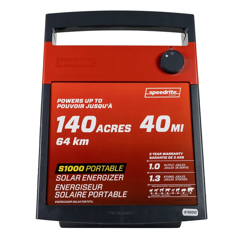 Speedrite S1000 Solar Energizer, 1J output, 12V battery included