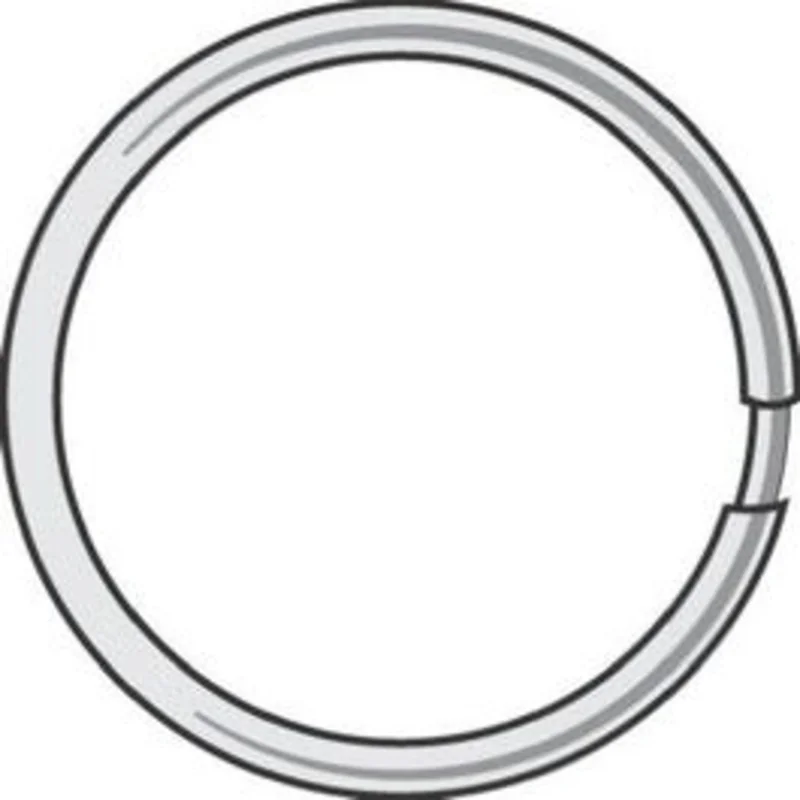 Split Key Ring, 1-3/8-In., 100-Pk.