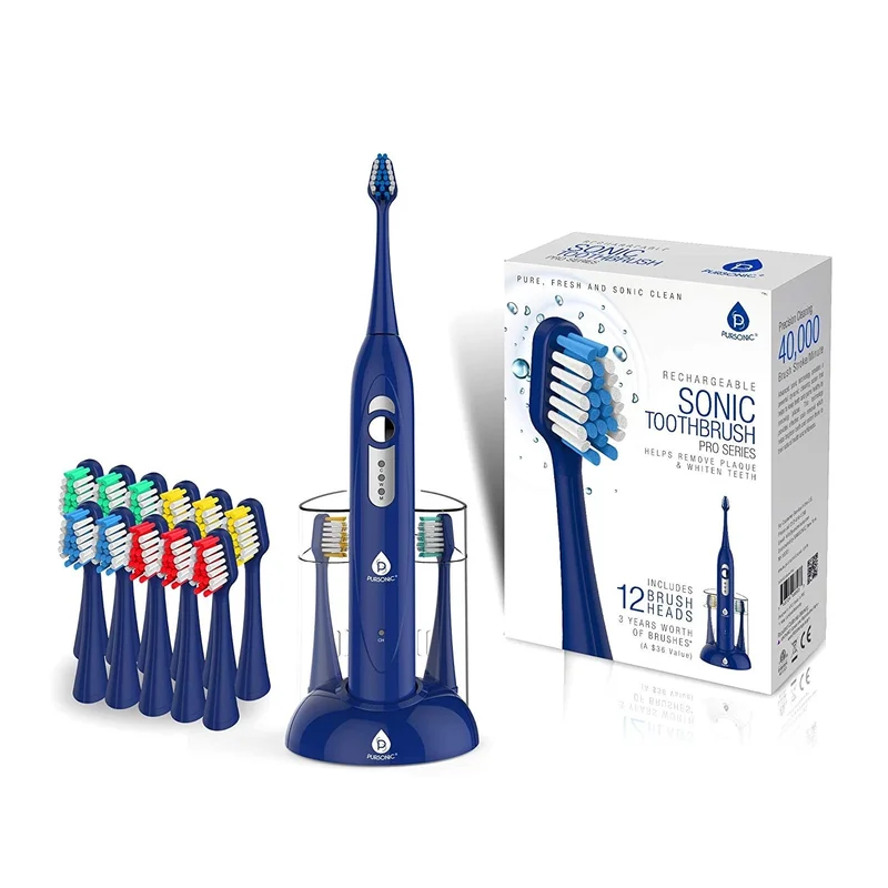 SPM Electric movement Rechargeable Electric Toothbrush Black