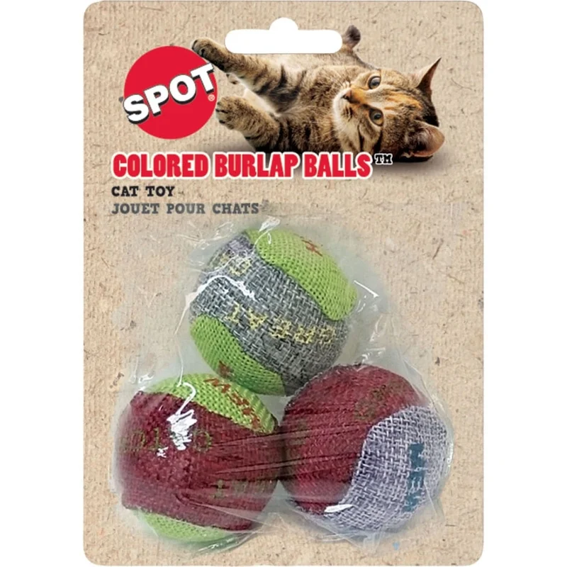 SPOT BURLAP BALLS ASSORTED