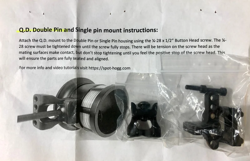 Spot Hogg QUICK DISCONNECT ASSEMBLY