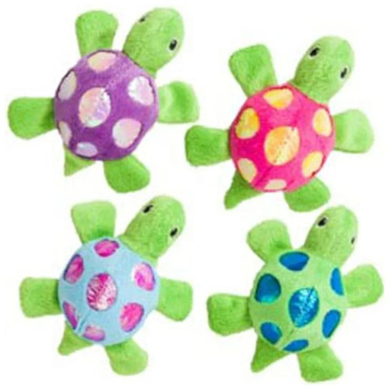 SPOT SHIMMER GLIMMER TURTLE W/CATNIP ASSORTED