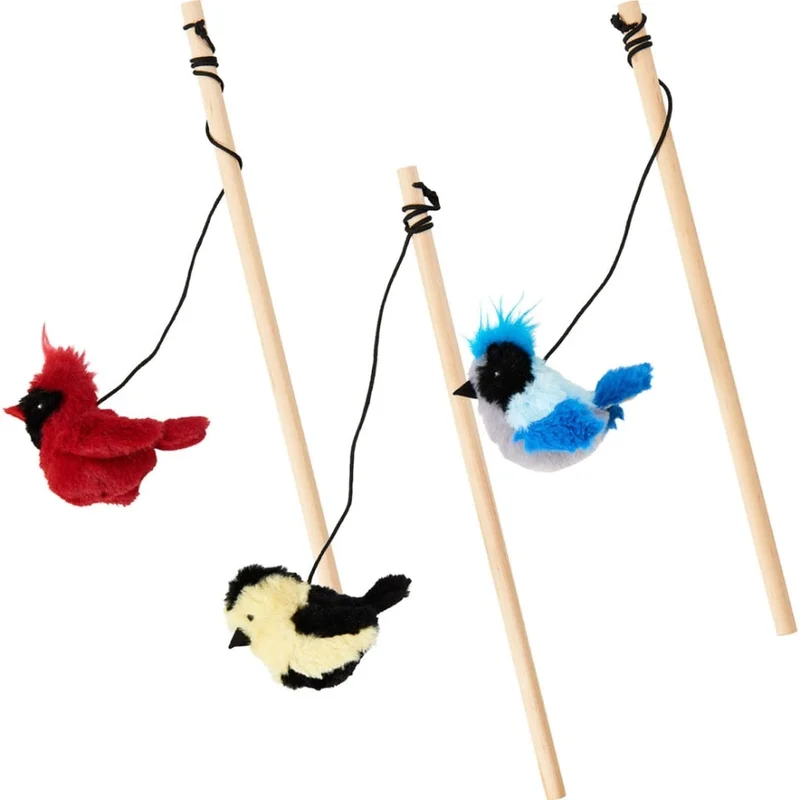 SPOT SONGBIRD TEASER WAND ASSORTED