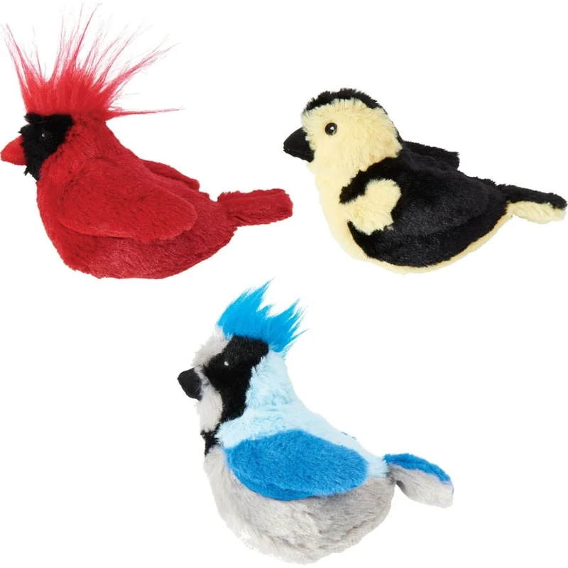 SPOT SONGBIRD W/CATNIP ASSORTED