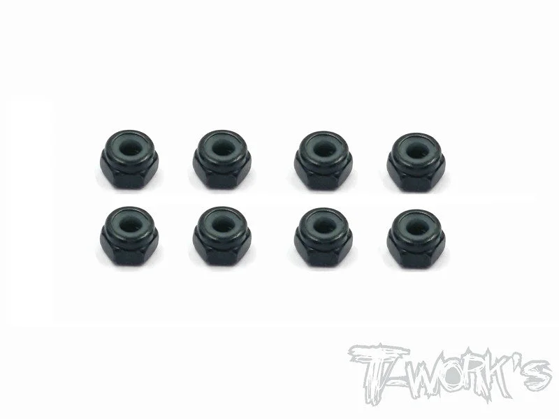 SS-3LN Steel M3 Lock Nuts 8pcs. )