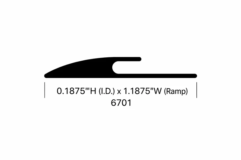 Standard Reducer, 12 Ft. Black 6701