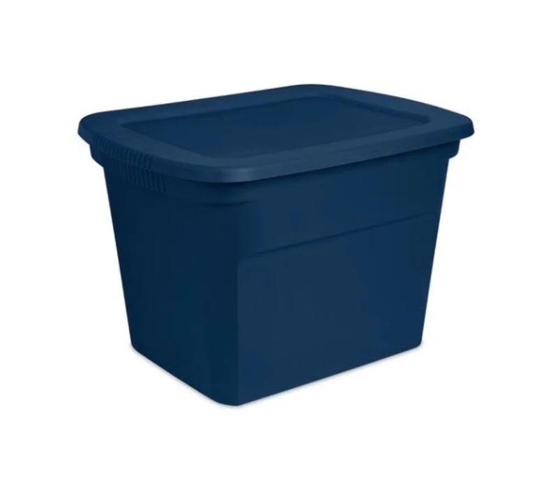 Sterilite Storage Tote Marine Blue