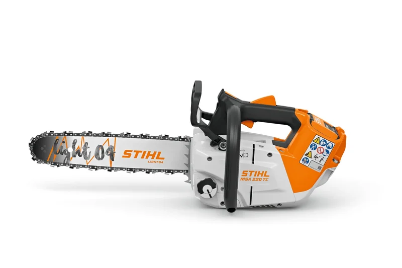 STIHL MSA 220 TCO TopHandle Chainsaw | 36V BatteryPowered | 14Inch Bar | Unit Only