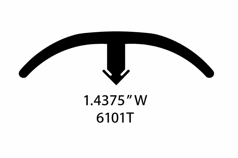 Super T Moulding Black 6101