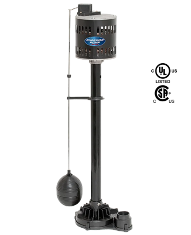 Superior Pump 1/3 HP Pedestal Sump
