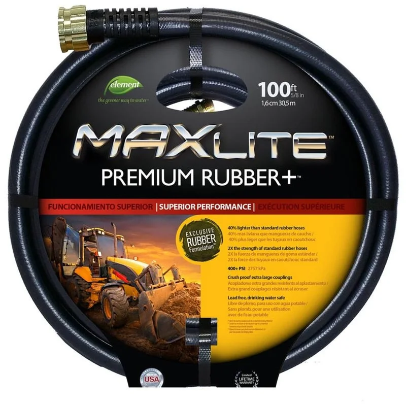 SWAN ELEMENT MAXLITE PREMIUM RUBBER+ HOSE BLACK