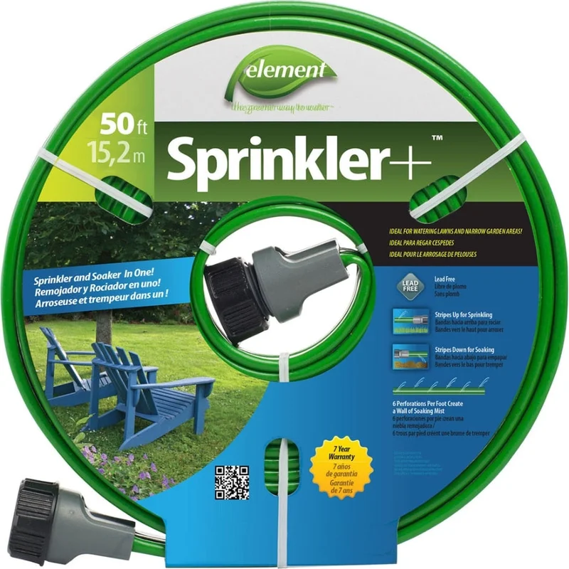 SWAN ELEMENT SPRINKLER & SOAKER HOSE COMBINATION GREEN