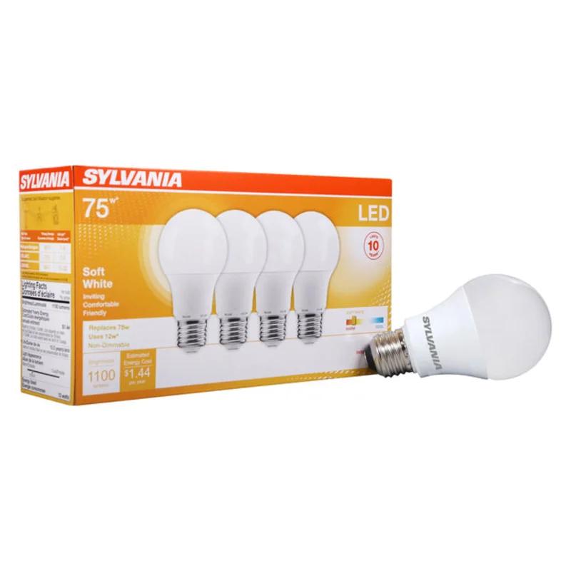 Sylvania 75-Watt Equivalent A19 Non-Dimmable LED Light Bulb Soft White