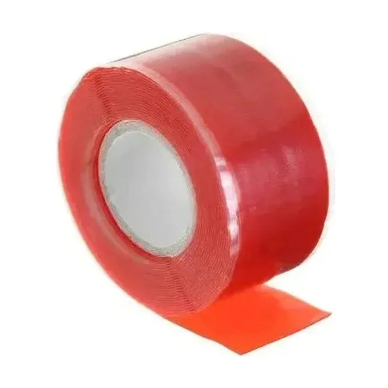 SynthoGlass Silicone Tape for adhering Compression Film and otther wrapping material (Red) #ST500 1-inch x 10-feet