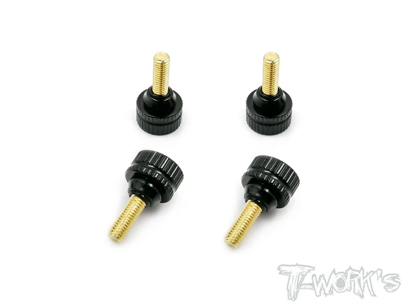 TA-025 Aluminum Nuts for 1/10 Set-up Triangle 4pcs. TA-025