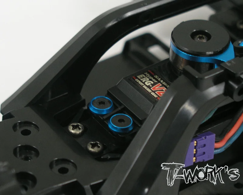 TA-031 Aluminum Servo Washer For Futaba,Hitech ,Ko ,Xpert 5pcs Tamiya Blue TA-031TB