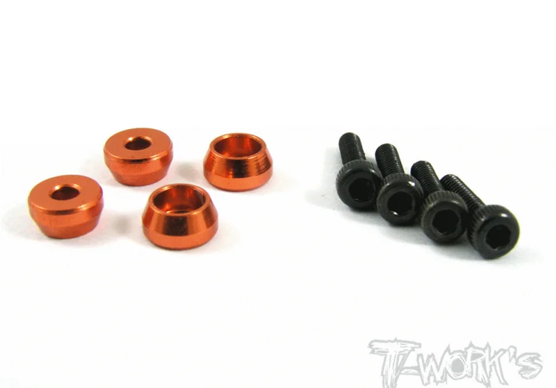 TA-057 2MM Hex Socket Washer  4pcs. Tamiya Blue TA-057TB