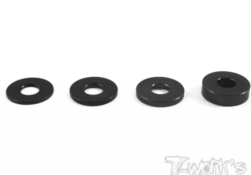 TA-069 Aluminum Shim 3X7.8 Set 0.5,0.75,1,2 each 4pcs. Tamiya Blue TA-069TB