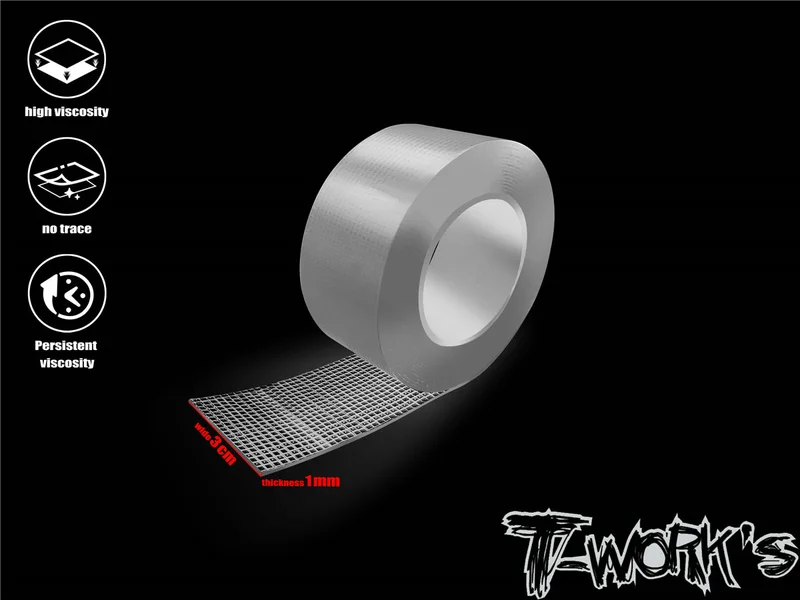 TA-082-B Grid thread Gel Double-sided Tape ( 3cm x 3m )
