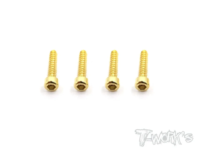 TA-109 Gold Plated Steel Screw For Futaba 4PV ( 4pcs. )