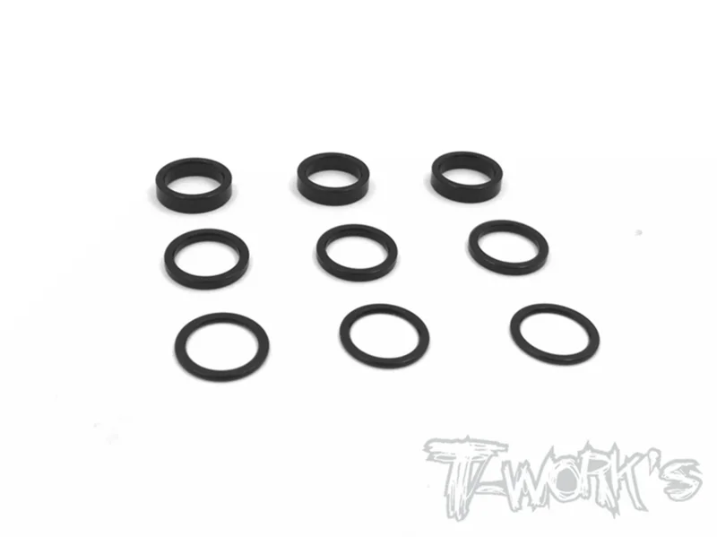TA-111 Alum. 7075-T6 6.38mm Bore Washer 0.5 , 1, 2mm Each 3pcs. Tamiya Blue TA-111TB