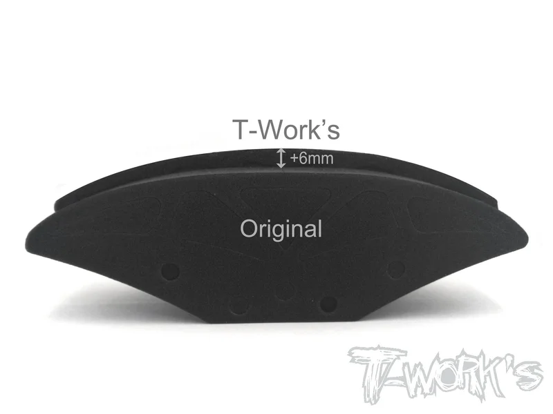 TA-115-Y Hard Foam Bumper +6mm For Yokomo BD7/BD7'16/BD8/BD8'18