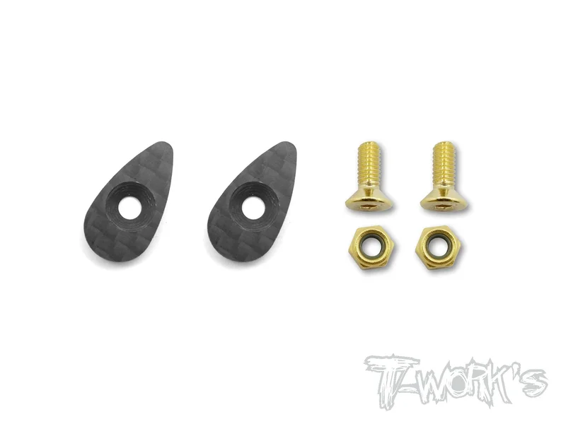 TA-119 2mm Graphite Drop type Wing Washer ( 2pcs. ) For 1/10 Touring Car