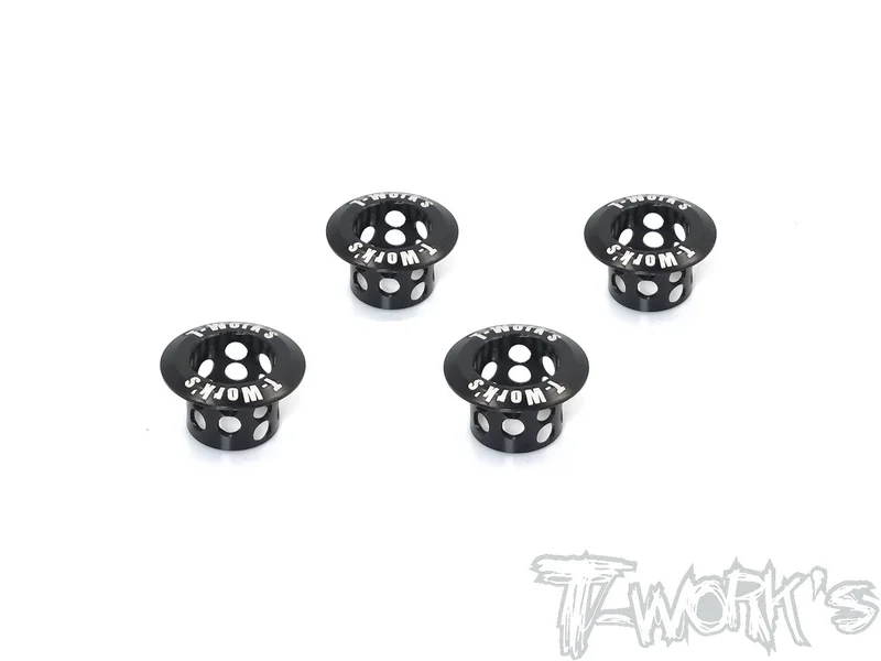 TA-131-BK Alum. Lightweight Body Height Adjuster 8mm Body Post ( Black ) 4pcs. Black