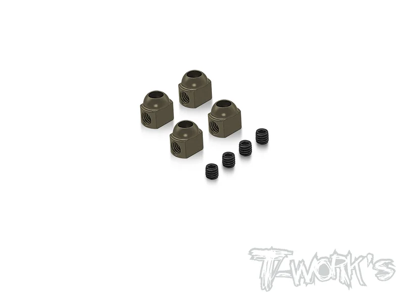 TA-151Hard Coated 7075-T6 1/8 Buggy Anti-roll Ball Collar ( 4pcs. )