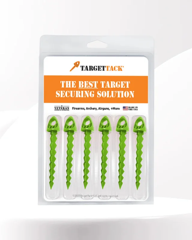 Target Tack 3 INCH TACKS - 6 PACK ORIGINAL ORANGE