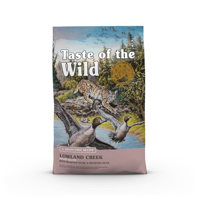 Taste Of The Wild Lowland Creek Feline Recipe with Roasted Quail & Roasted Duck