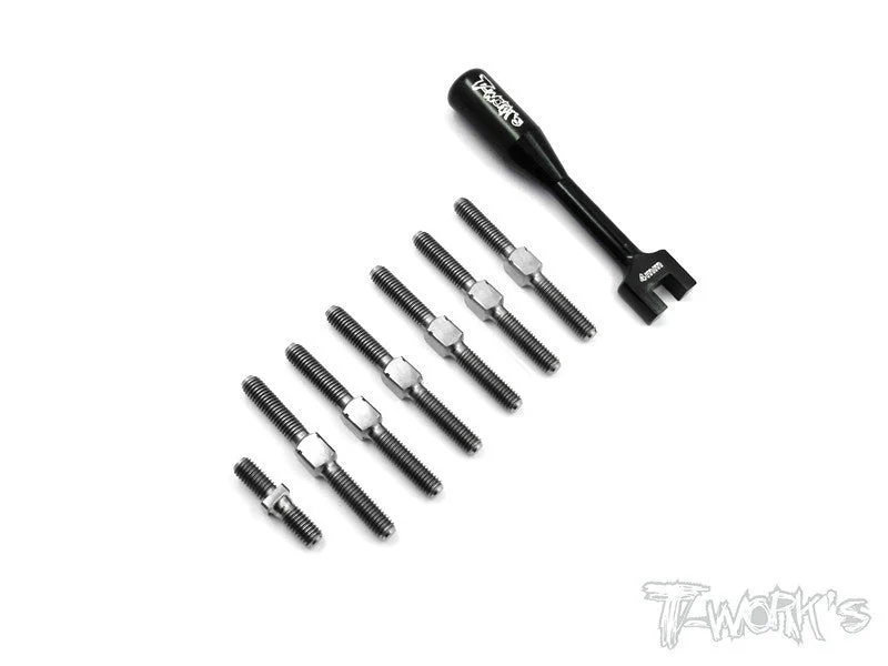 TB-019 Top Racing Photon EX Titanium Turnbuckle Set