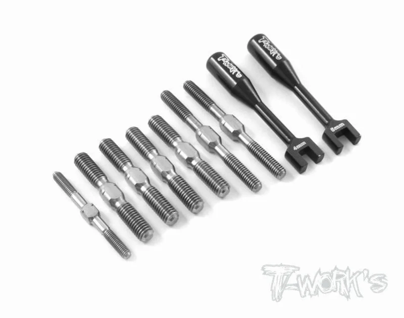 TB-023 Hong Nor & Jammin X3 Sabre & X3E Titanium Turnbuckle Set