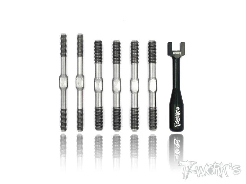 TB-039 Hot Bodies D812 Titanium Turnbuckle Set