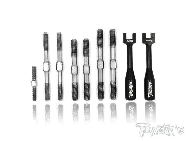 TB-040 Serpent S811 2.0/GT Cobra Titanium Turnbuckle Set