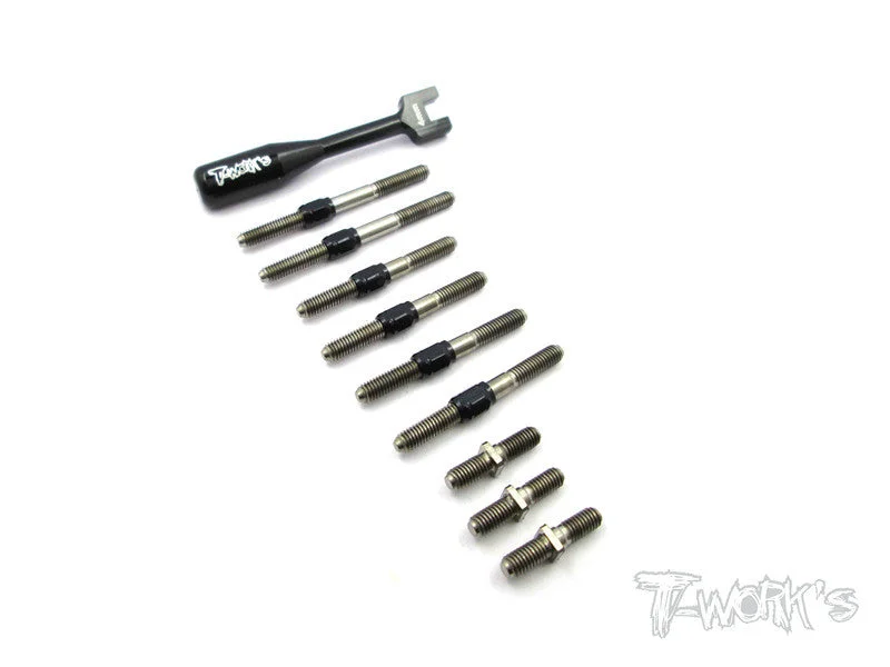 TB-042H Hybrid Titanium Turnbuckle Set For Yokomo BD7'15